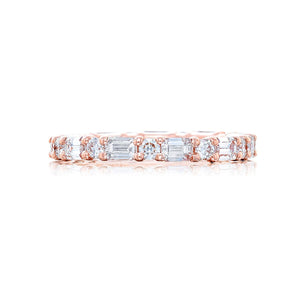 Emerald-Cut & Round Diamond Band - Gunderson's Jewelers