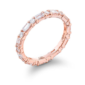 Emerald-Cut & Round Diamond Band - Gunderson's Jewelers