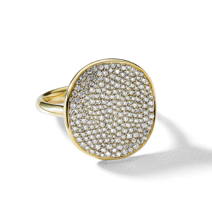 Flower Ring in 18K Gold with Diamonds - Gunderson's Jewelers