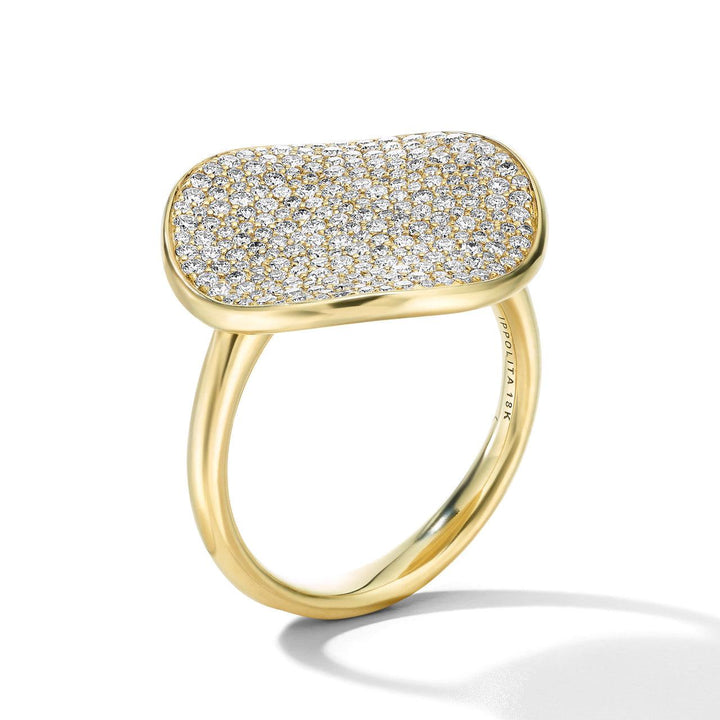 Flower Ring in 18K Gold with Diamonds - Gunderson's Jewelers