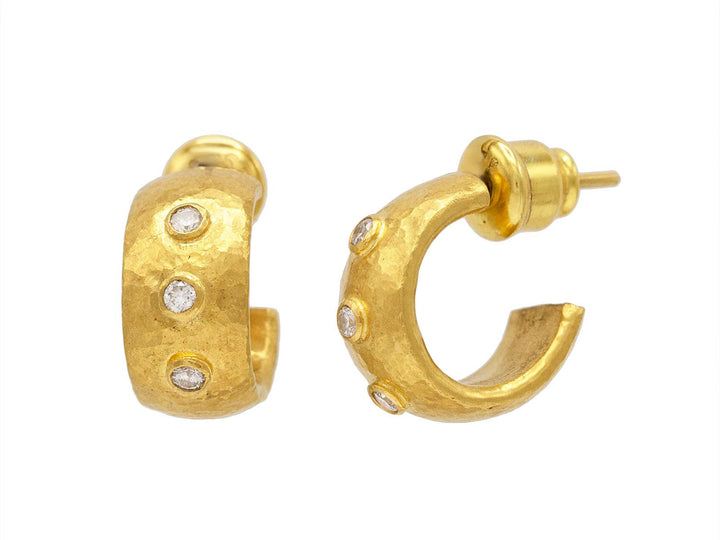 Gold & Diamond Hoop Earrings - Gunderson's Jewelers