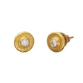 Gold Stud Earrings with Diamonds - Gunderson's Jewelers