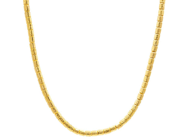 Hammered Gold & Diamond Pendant Necklace - Gunderson's Jewelers
