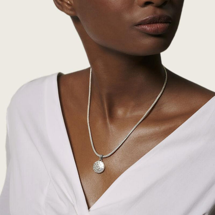 Hammered Reversible Pendant Necklace - Gunderson's Jewelers