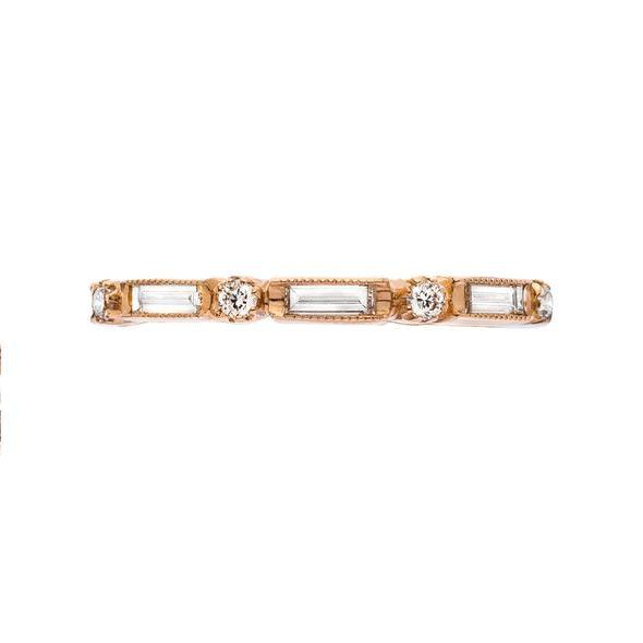 Lucy Baguette and Round Diamond Band - Gunderson's Jewelers