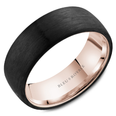 Forged Carbon Fiber with 14K Rose Gold