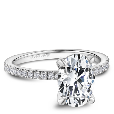 0.27ctw Oval Engagement Ring