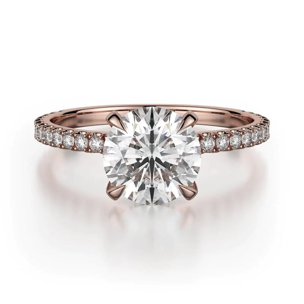 0.30ctw Round Diamond Engagement Ring