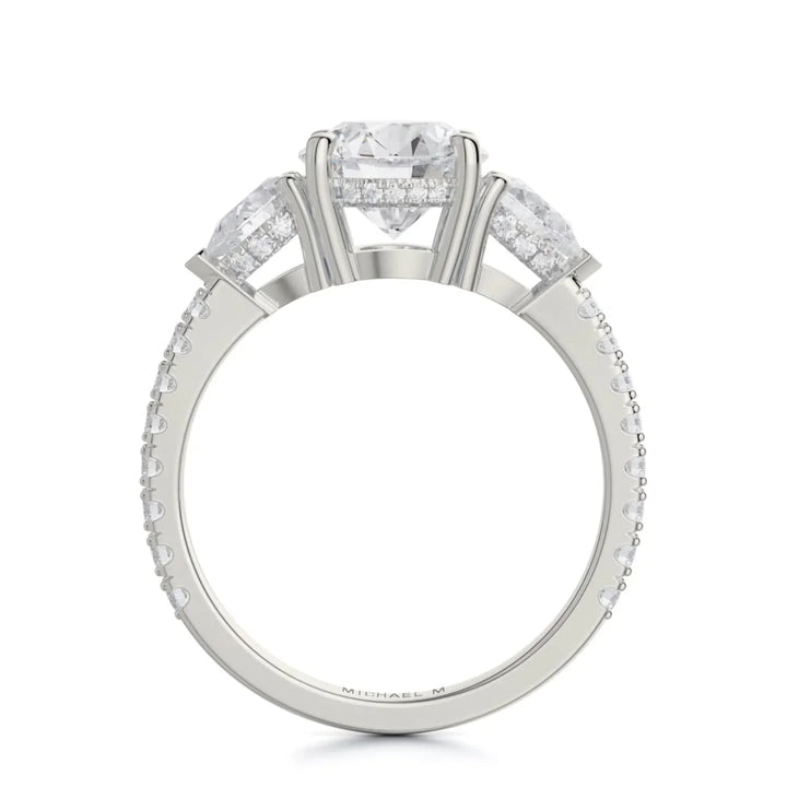 1.14ctw 3-Stone Diamond Engagement Ring