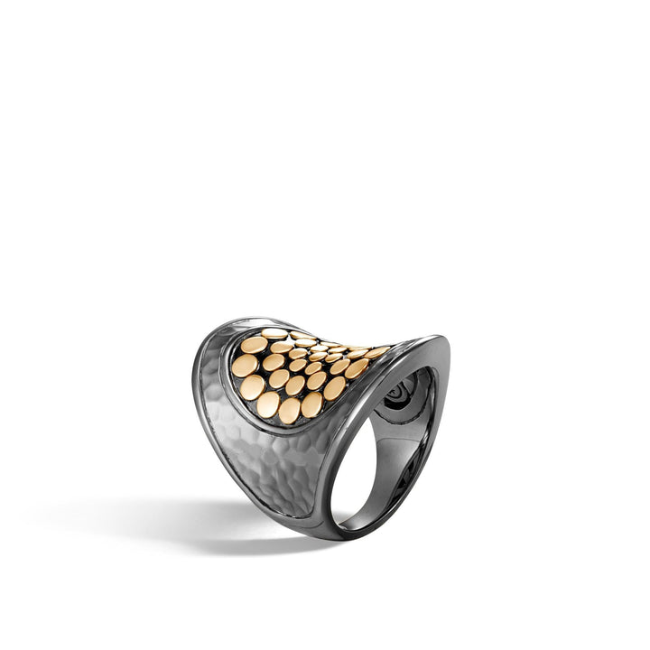 Moon Phase Silver And Gold Ring - Gunderson's Jewelers