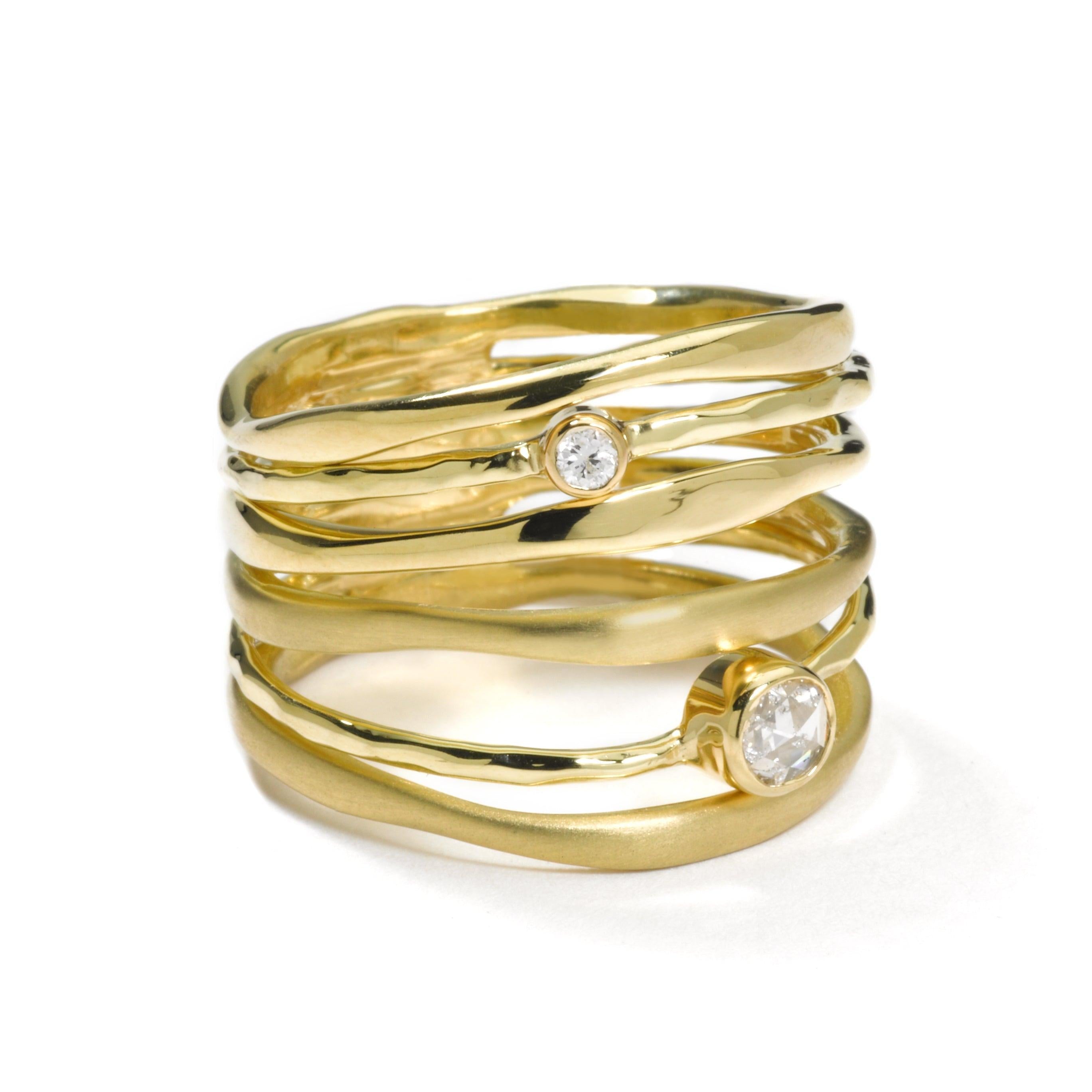 Movie Star Ring in 18K Gold with Diamonds - Gunderson's Jewelers