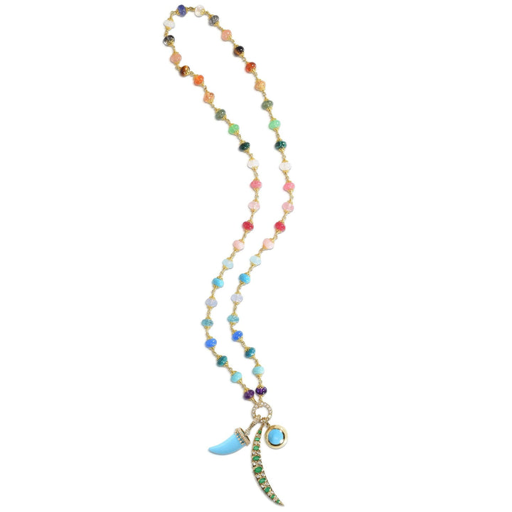 Multi Bead 18KY Necklace - Gunderson's Jewelers