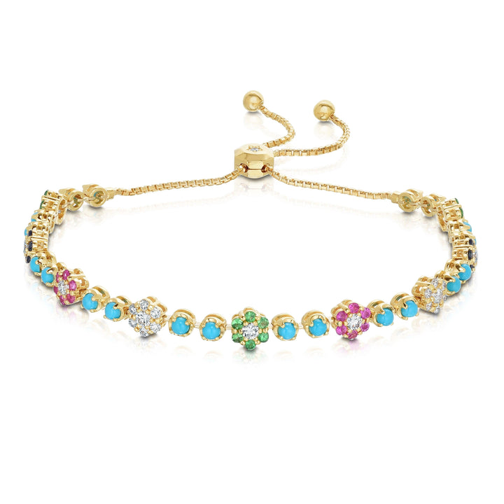 Multi Stone/Diamond Bracelet - Gunderson's Jewelers