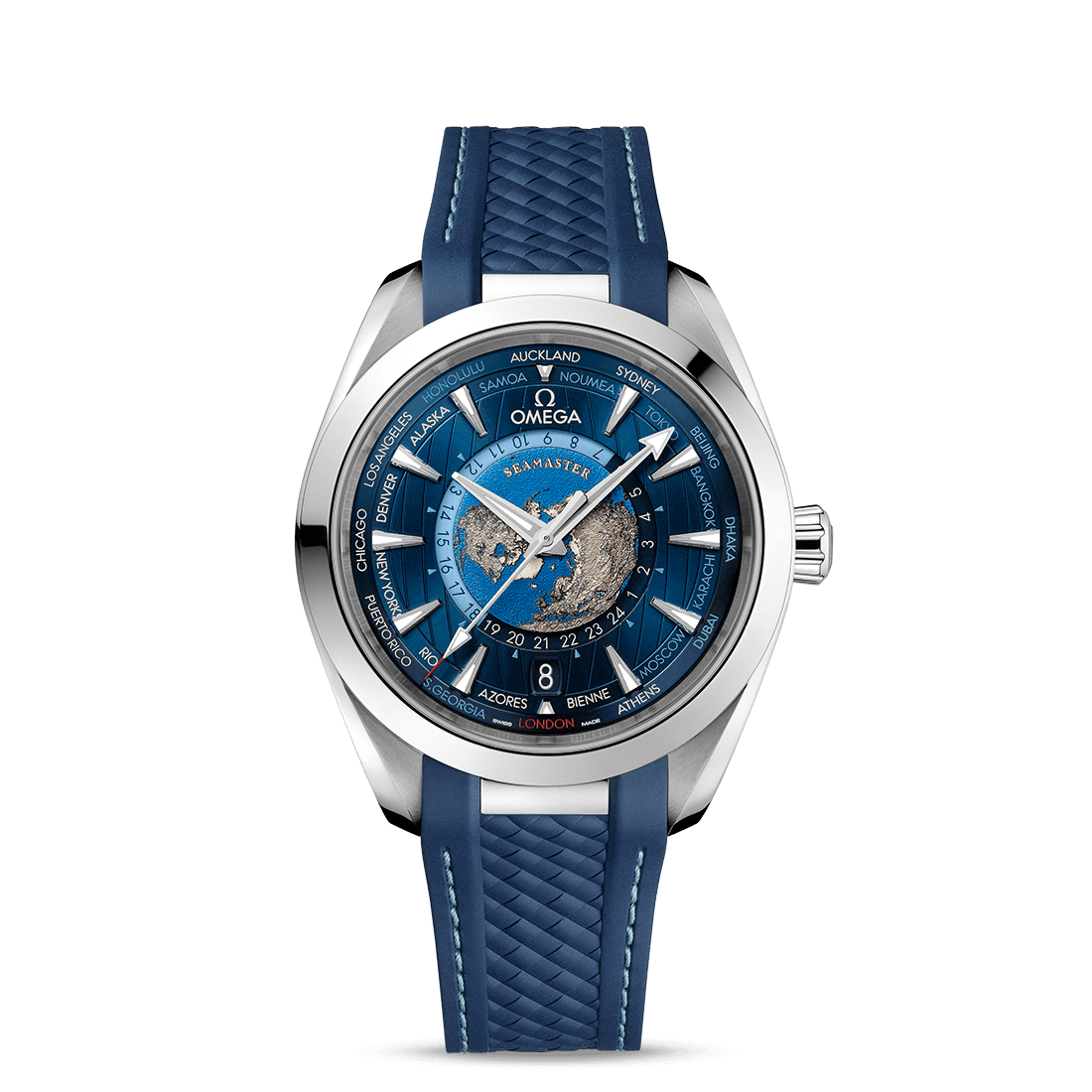 Seamaster Aqua Terra 150M Co-Axial Master Chronometer GMT Worldtimer 43 MM