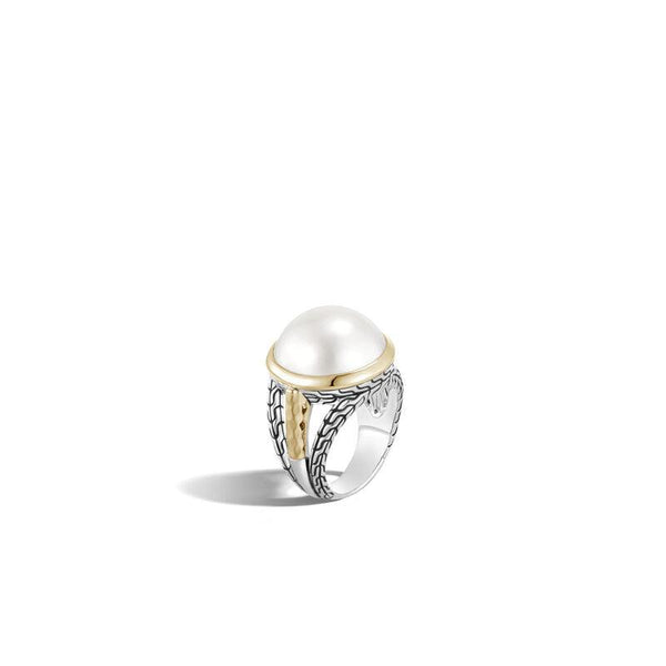 Pearl Split Band Ring - Gunderson's Jewelers