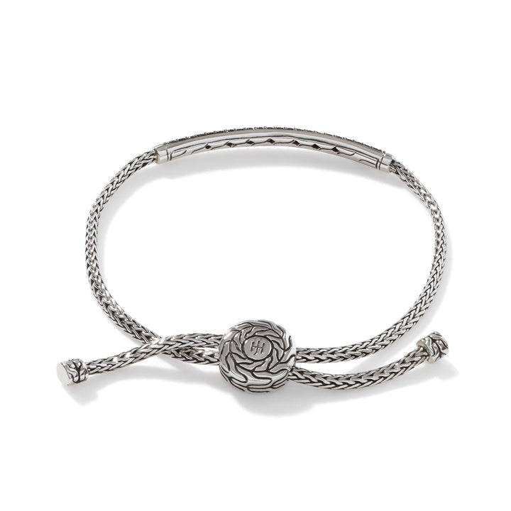 Pull Through Black Sapphire Station Bracelet - Gunderson's Jewelers