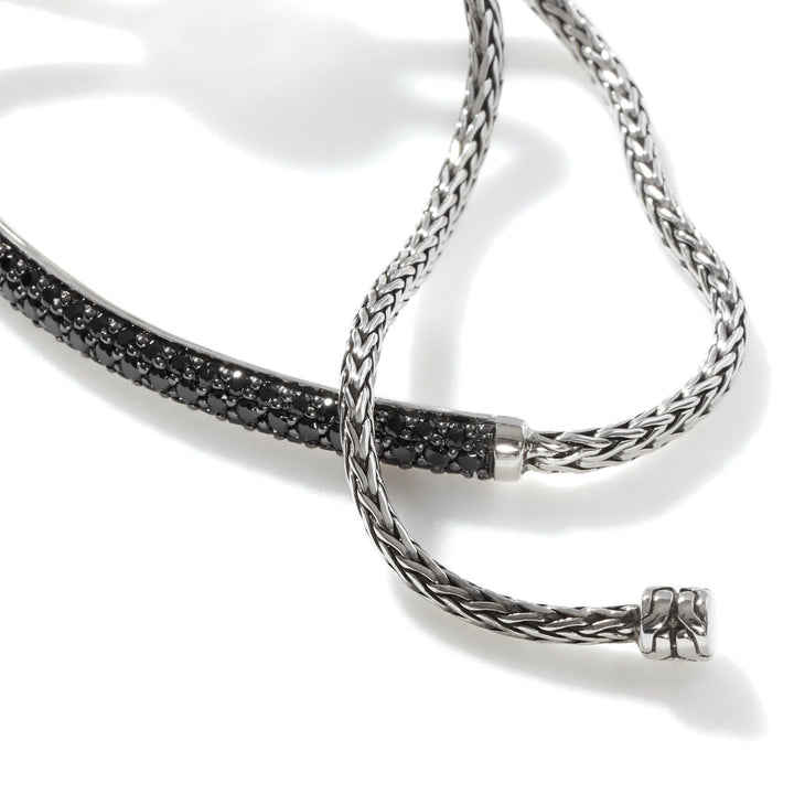 Pull Through Black Sapphire Station Bracelet - Gunderson's Jewelers