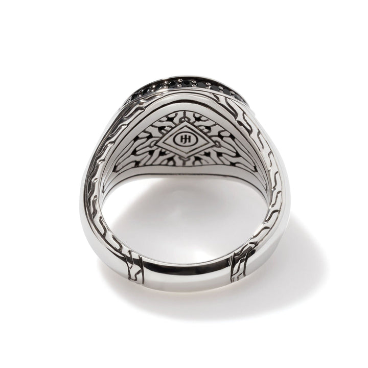 Radial Pavé Signet Ring - Gunderson's Jewelers
