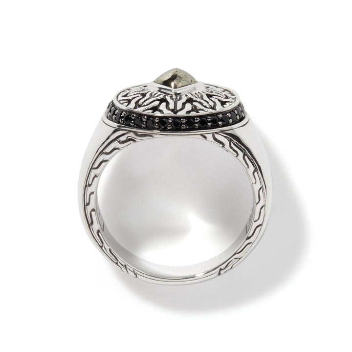 Radial Pavé Signet Ring - Gunderson's Jewelers