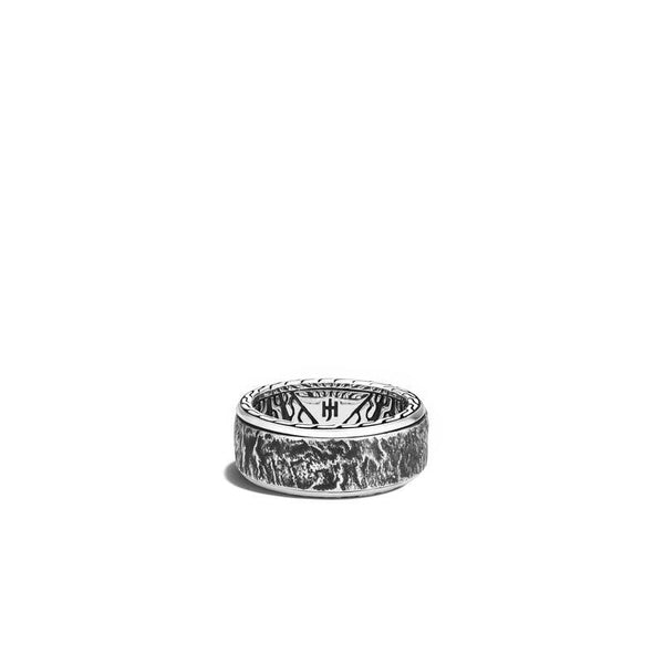 Reticulated 10MM Rotating Band Ring - Gunderson's Jewelers