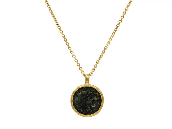 Roman Coin Gold Pendant Necklace - Gunderson's Jewelers