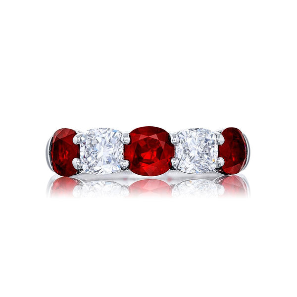 Ruby & Diamond Band - Gunderson's Jewelers