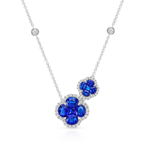 Sapphire & Diamond Fashion Necklace - Gunderson's Jewelers