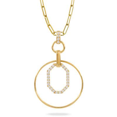 Satin Diamond Pendant - Gunderson's Jewelers