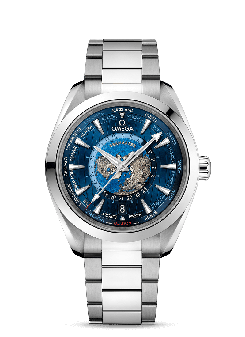 Seamaster Aqua Terra 150M Co-Axial Master Chronometer GMT Worldtimer 42 MM - Gunderson's Jewelers