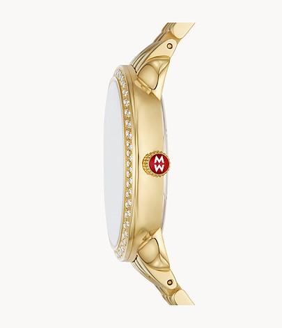 Serein Mid 18k Gold-Plated Diamond Watch - Gunderson's Jewelers