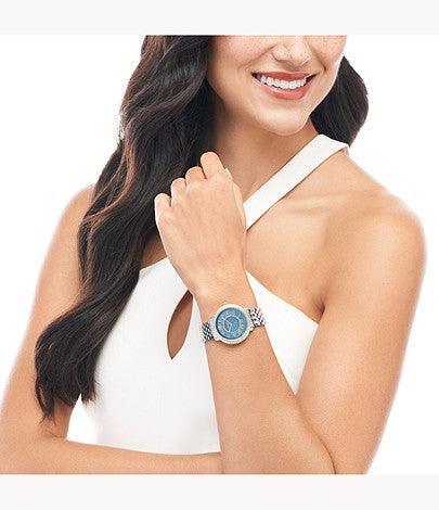Serein Mid Two-Tone Diamond Stainless Steel Watch - Gunderson's Jewelers