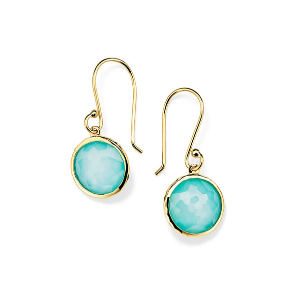 Small Single Drop Earrings in 18K Gold - Gunderson's Jewelers