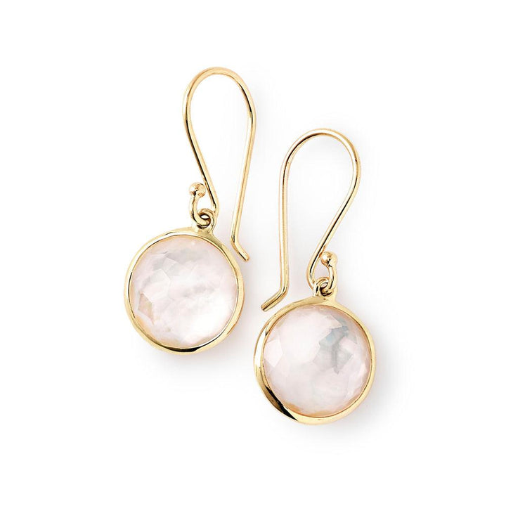Small Single Drop Earrings in 18K Gold - Gunderson's Jewelers
