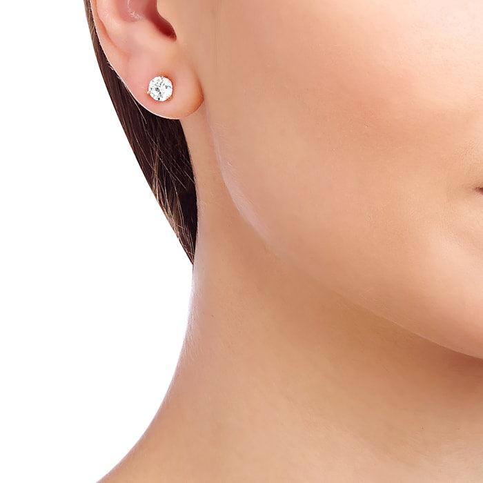 Solitaire Stud Earrings - Gunderson's Jewelers