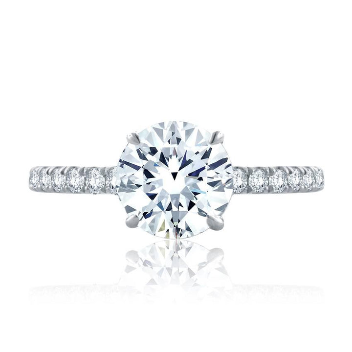 Statement Round Quilted Engagement Ring - Gunderson's Jewelers