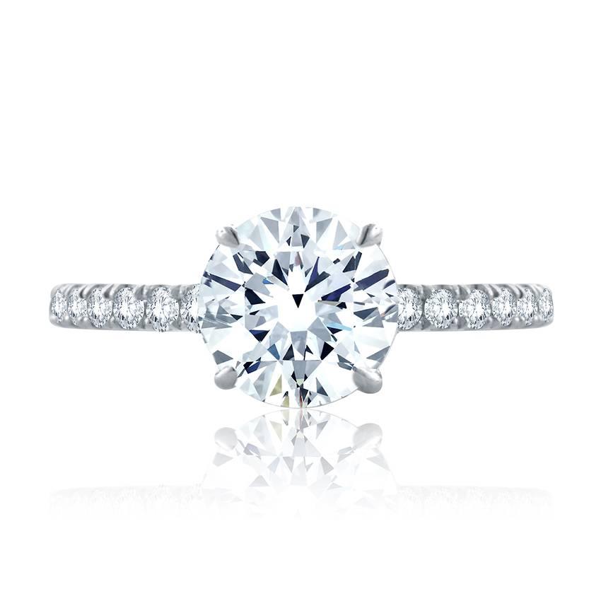 Statement Round Quilted Engagement Ring - Gunderson's Jewelers