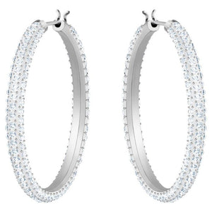 Stone Hoop Pierced Earrings - Gunderson's Jewelers
