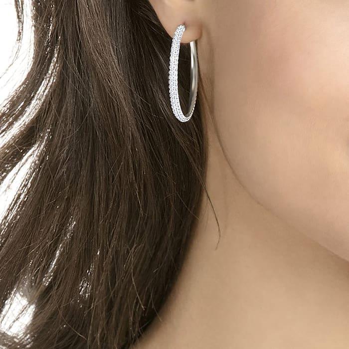 Stone Hoop Pierced Earrings - Gunderson's Jewelers