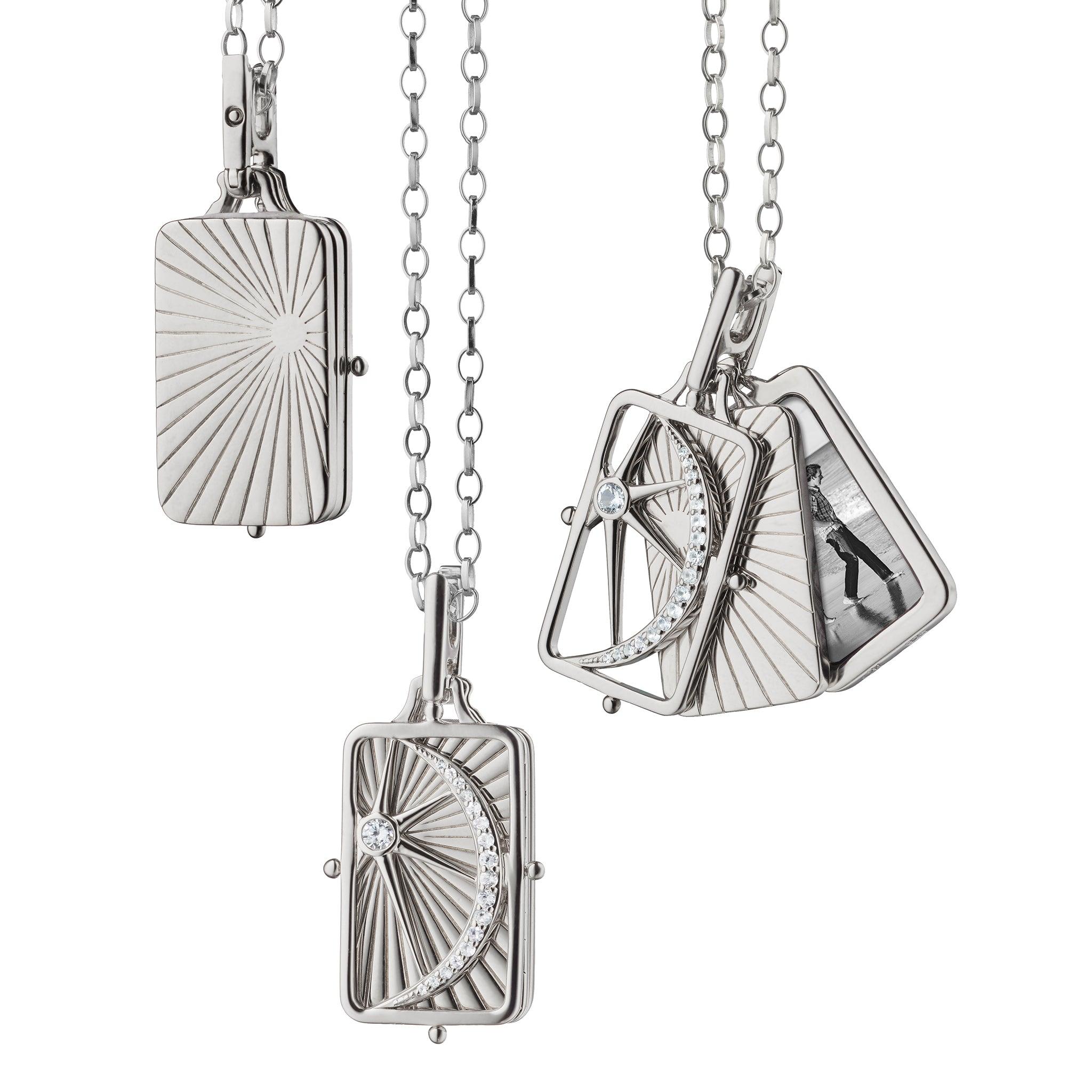 Sun, Moon and Stars Gate Locket - Gunderson's Jewelers