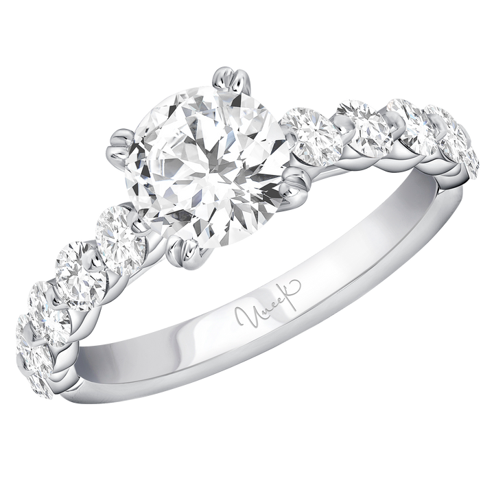 0.85ctw Round Engagement Ring