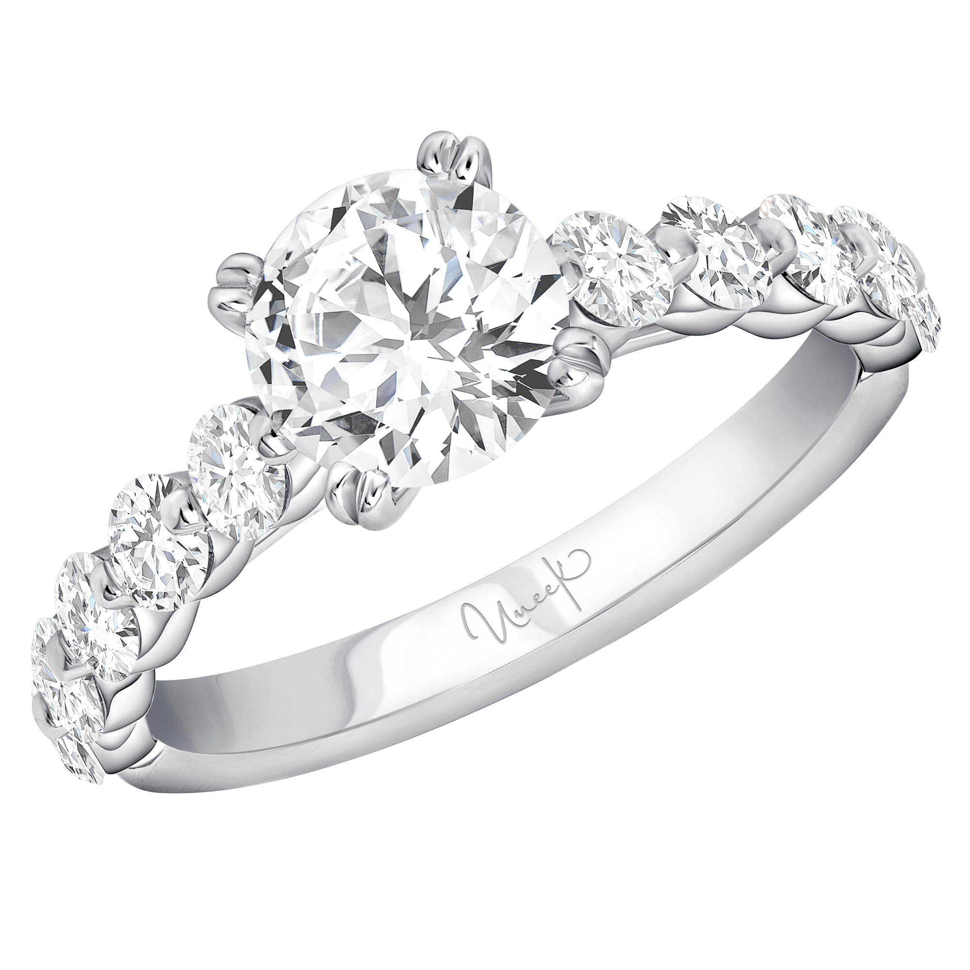 0.36ctw Round Engagement Ring