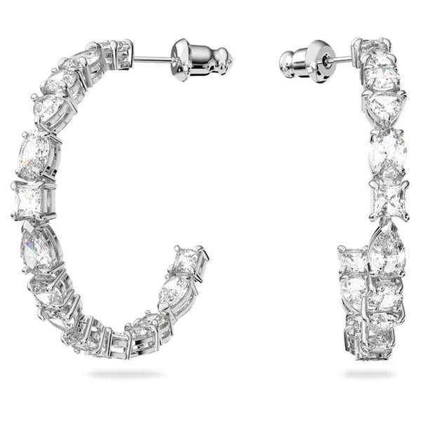 Tennis Deluxe Mixed Hoop Earrings - Gunderson's Jewelers