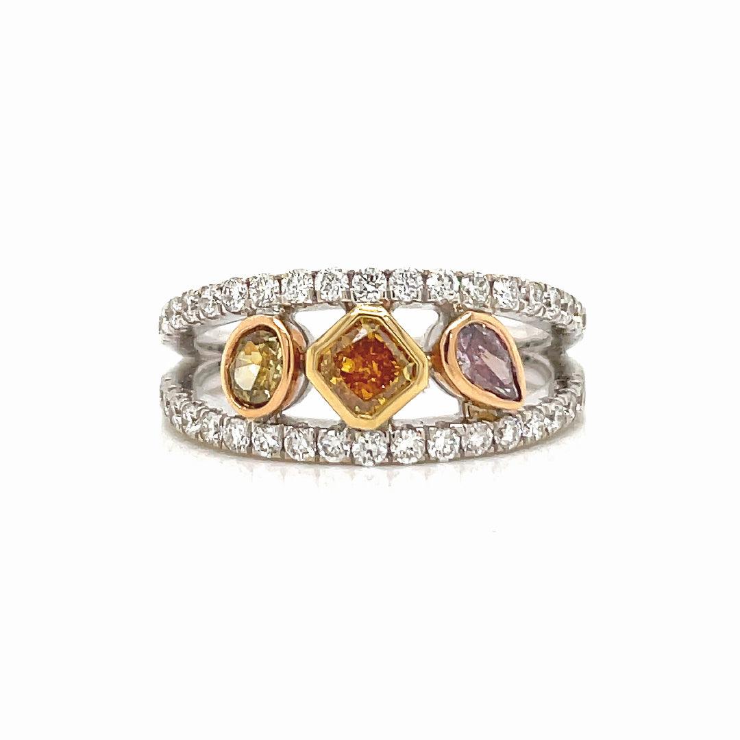 Three Stone Fashion Ring Gunderson's Jewelers
