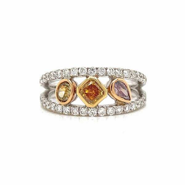 Three Stone Fashion Ring - Gunderson's Jewelers