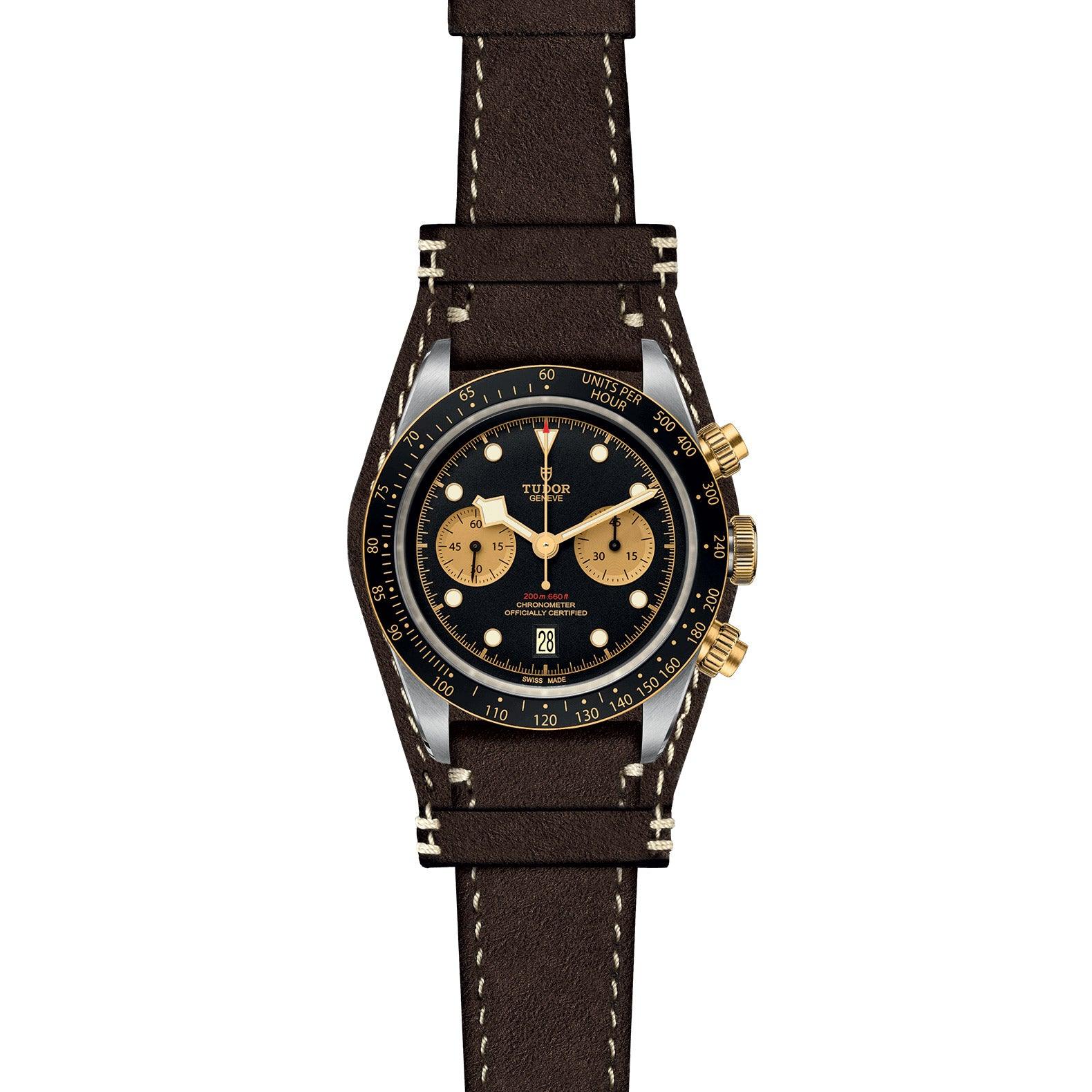 TUDOR Black Bay Chrono S&G 41 mm Steel - Gunderson's Jewelers