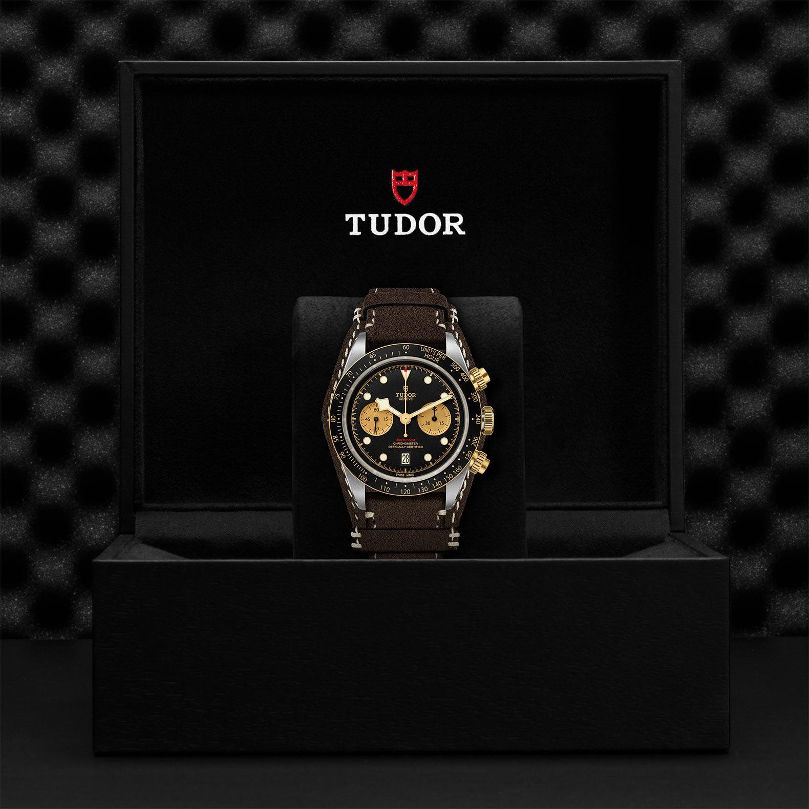 TUDOR Black Bay Chrono S&G 41 mm Steel - Gunderson's Jewelers
