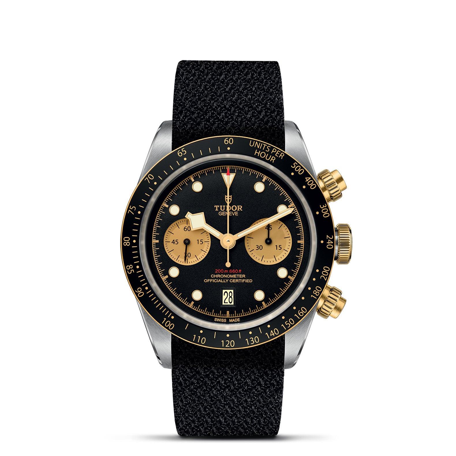 TUDOR Black Bay Chrono S&G 41mm Steel - Gunderson's Jewelers