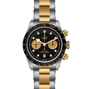 TUDOR Black Bay Chrono S&G 41mm Steel and Gold - Gunderson's Jewelers