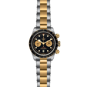 TUDOR Black Bay Chrono S&G 41mm Steel and Gold - Gunderson's Jewelers