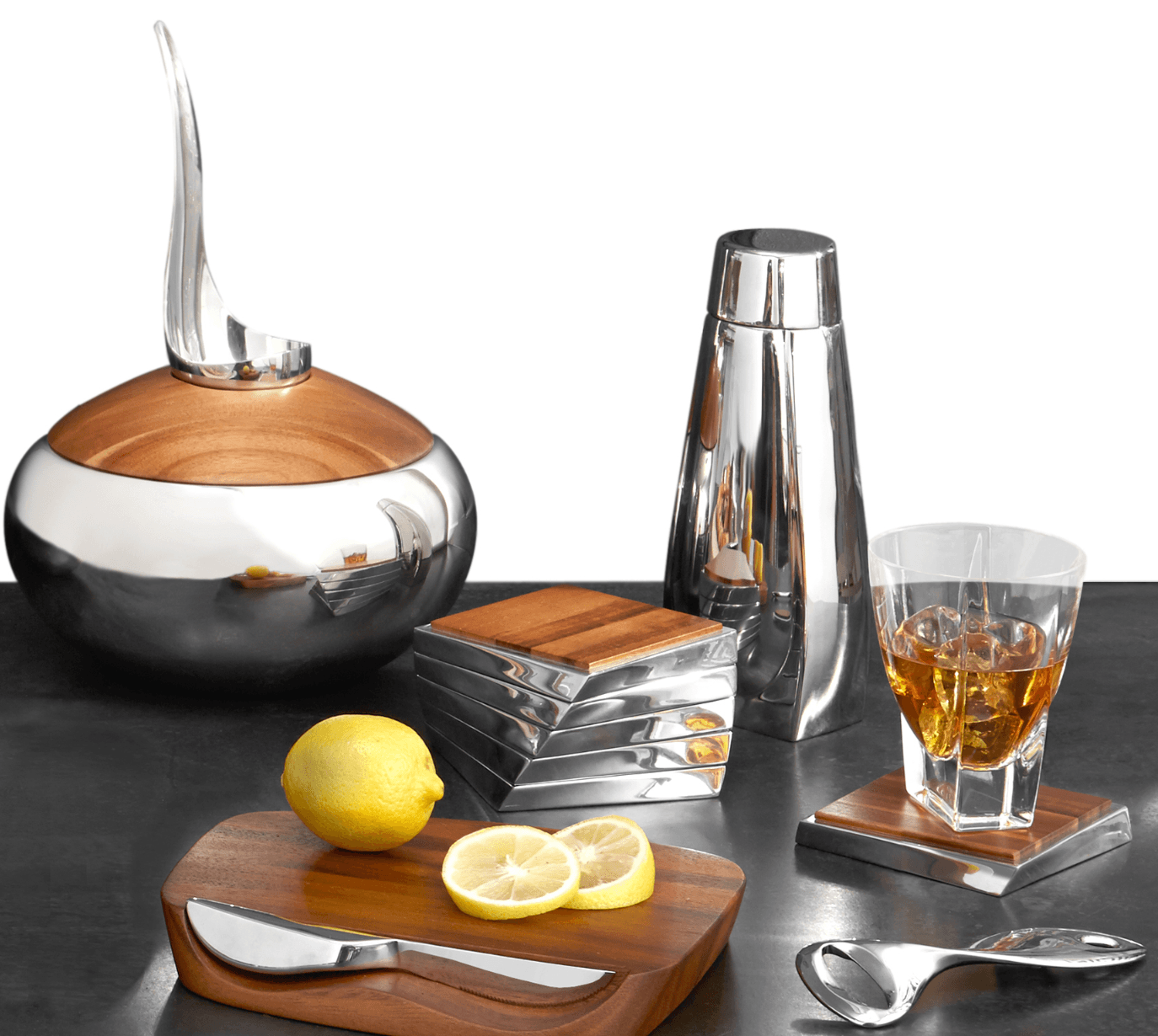 Twist Coaster Set - Gunderson's Jewelers
